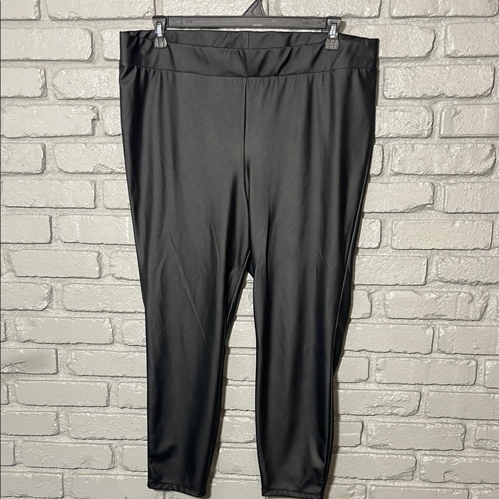 Torrid Faux Leather Black Leggings